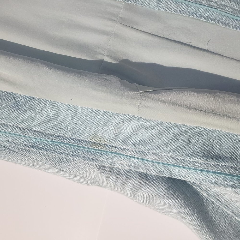 Oscar de La Renta Curved Seam w/pockets Dress Size 10. Sky Blue classy dress. - Picture 3 of 8